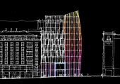 Wenceslaus Square Glass Facade in Prague (CZ)