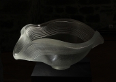 Zdenek Lhotsky, Bowl No.597, cast glass, ⌀80 cm
