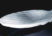 Zdenek Lhotsky, Bowl No.1, cast glass, 135 x 80 x 25 cm
